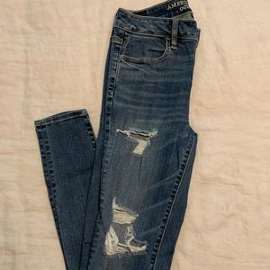 American Eagle Ripped Skinny Jeans - Size 8XL